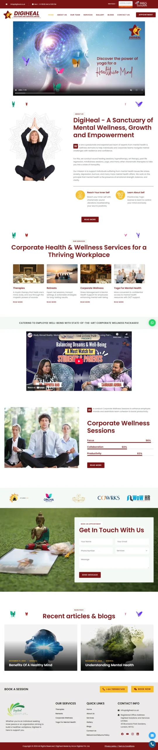 Digiheal Website