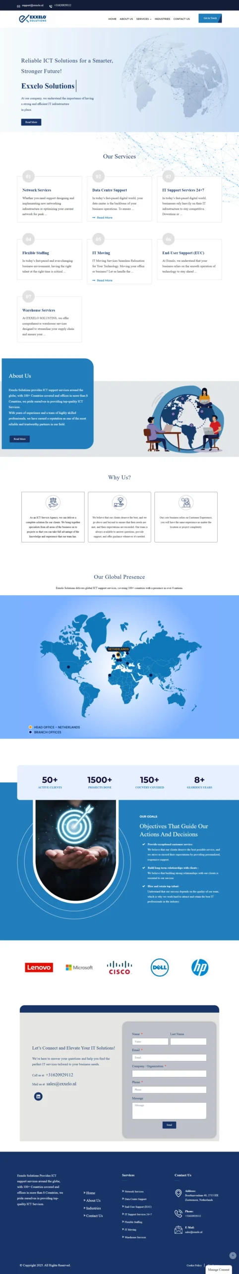Exxelo Website