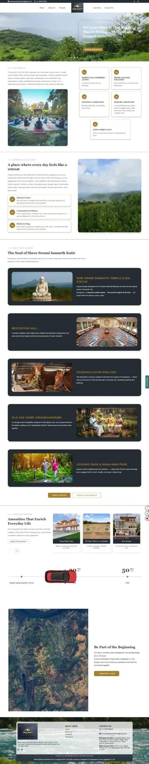 Shree Swami Samarth Kutir Website